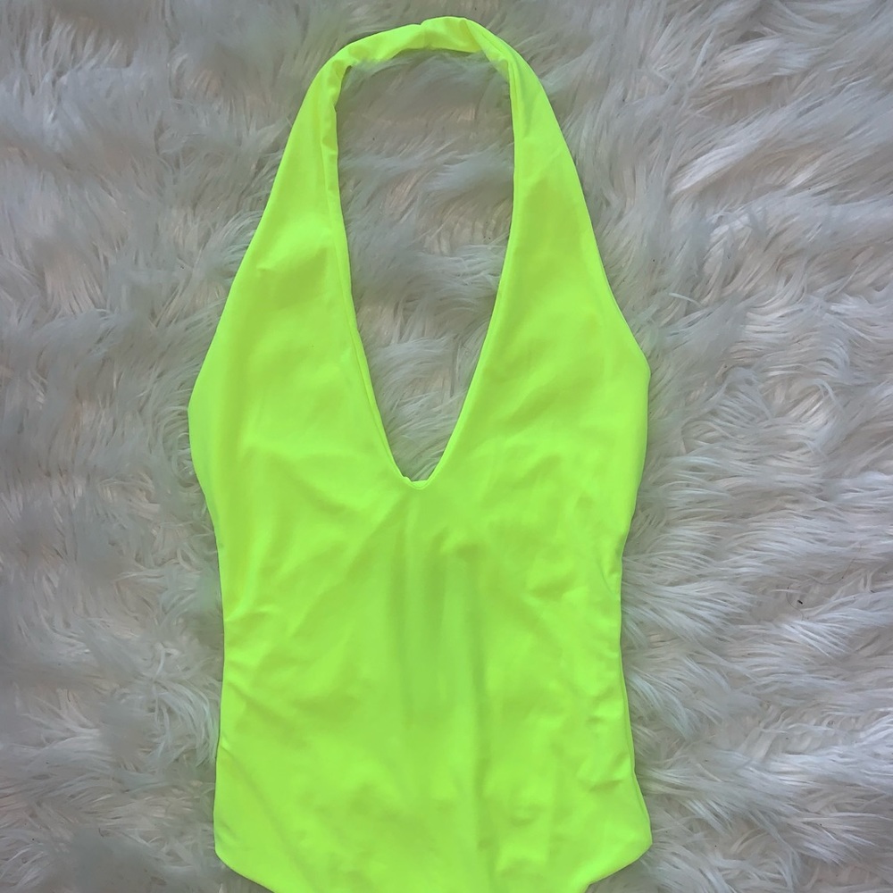 Women’s Neon Green Bodysuit